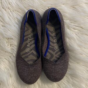 Rothy's Women's Brown and Blue Flats size 6 excellent condition see all photos